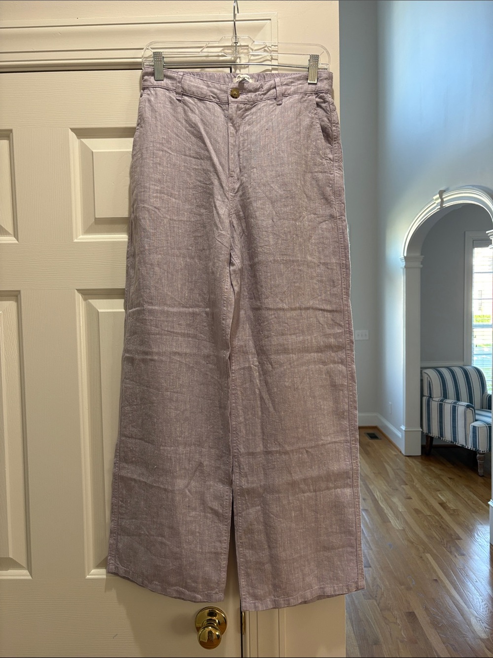Madewell Linen Pants - Purple - Size 2/XS